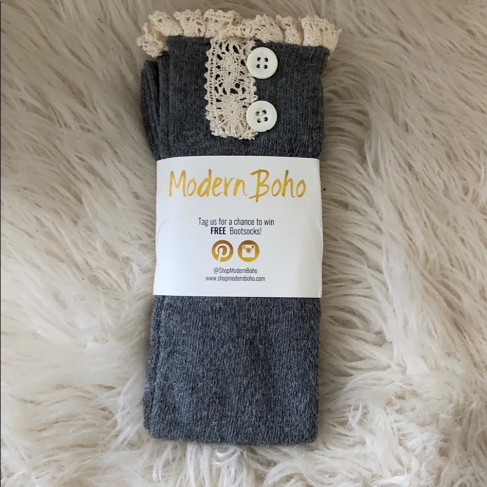 modern boho boot socks